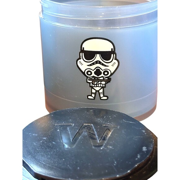 Whiskware Death Vader Star Wars Black Snack Container 2 Stackable Interlocking - Picture 5 of 10